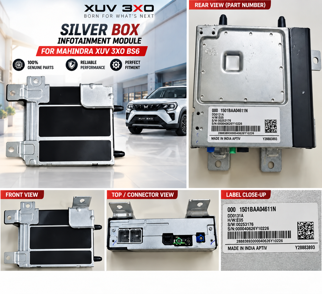[1501BAA04611N] Silver Box Infotainment Module